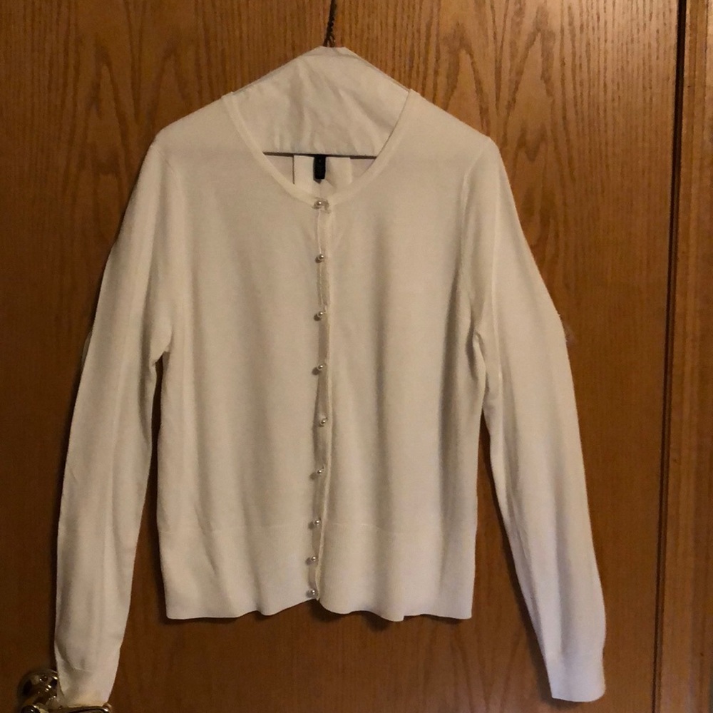 WHBM White Sweater BRAND NEW!